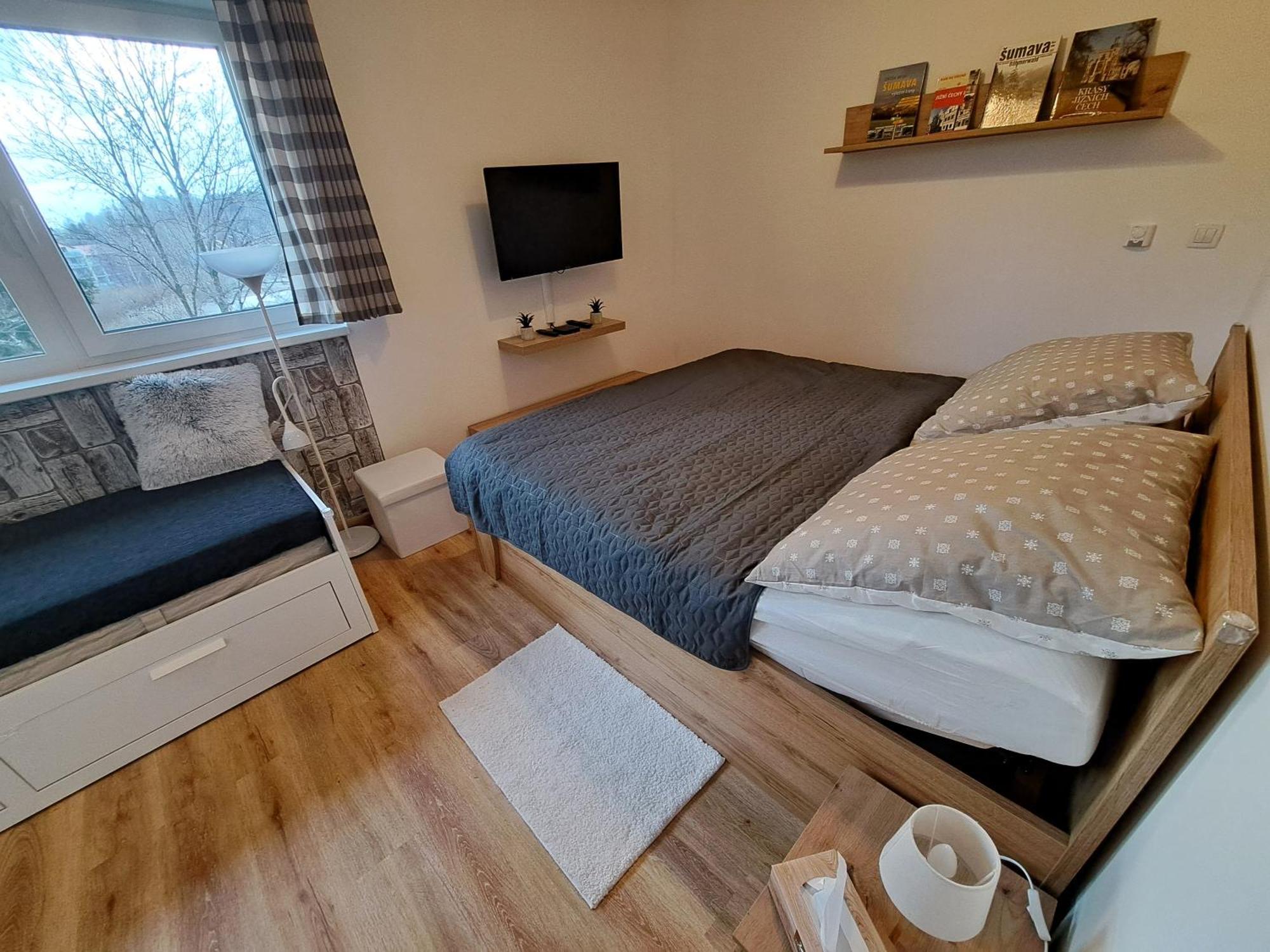 Černá v Pošumaví Apartmany - Male Lipno חדר תמונה